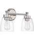 Henning 2-Light Vanity Polished Nickel