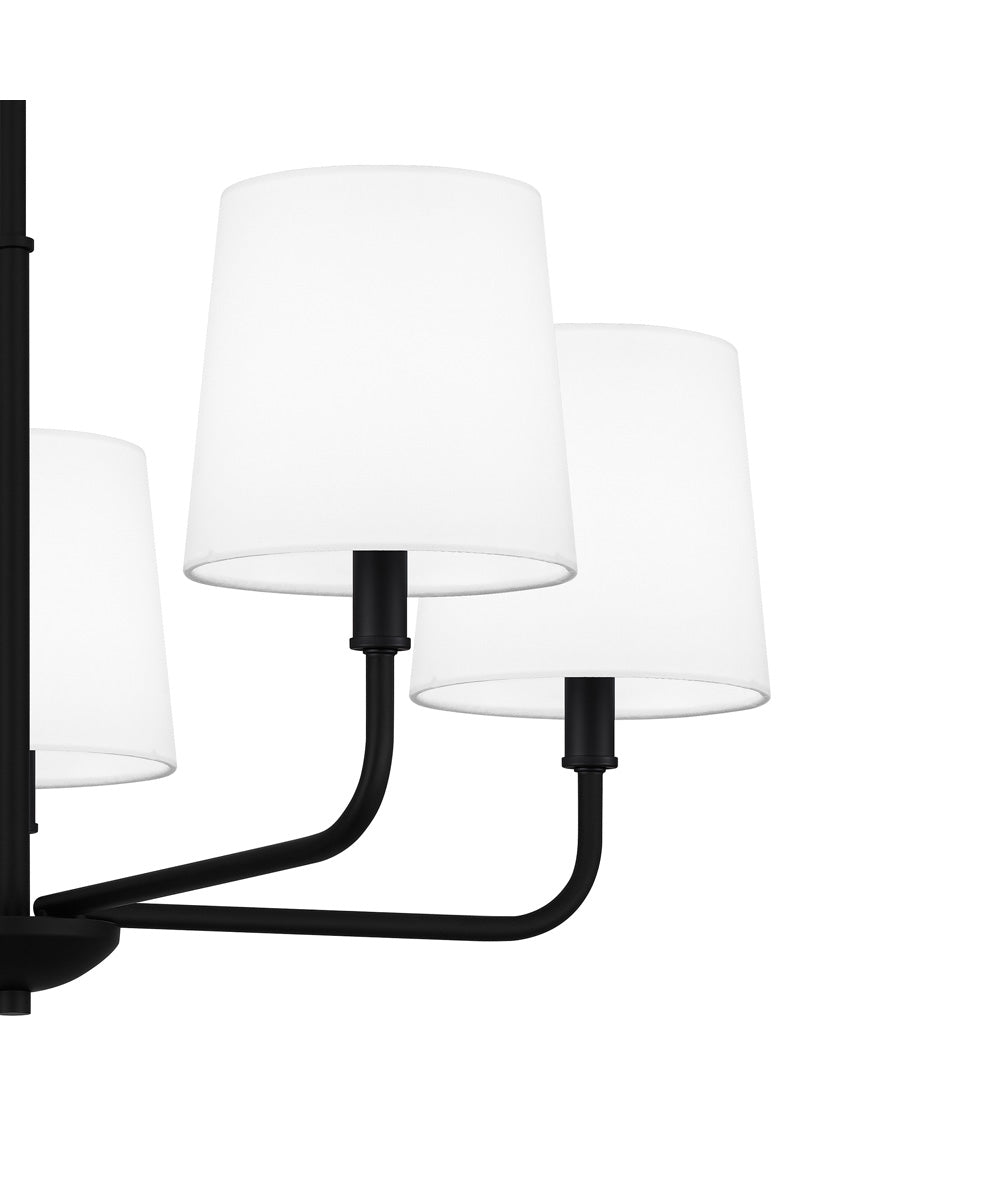 Gallagher 5-light Chandelier Matte Black