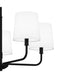 Gallagher 5-light Chandelier Matte Black