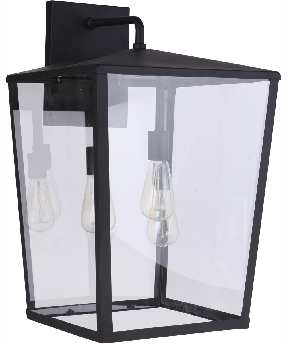 Olsen 3-Light Outdoor Wall Lantern Midnight