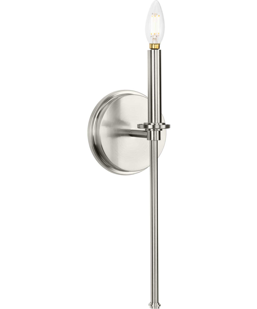 Elara 1-Light New Traditional Wall Light Brushed Nickel