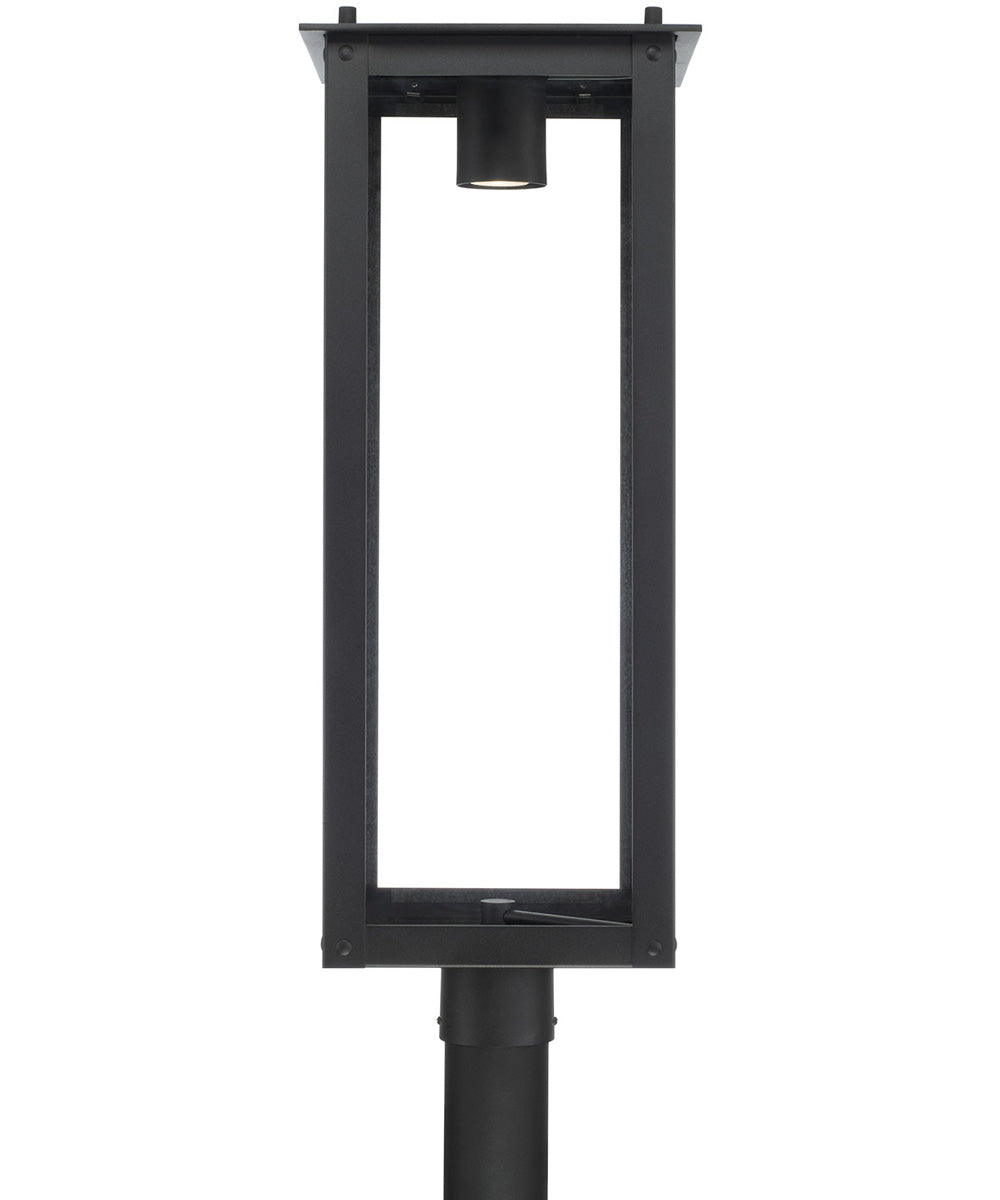 Hunt 1-Light Outdoor Post-Lantern Rain or Shine - Black
