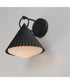 Odette 12 inch Wall Sconce Black