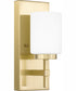 Wilburn Small 1-light Bath Light Satin Brass