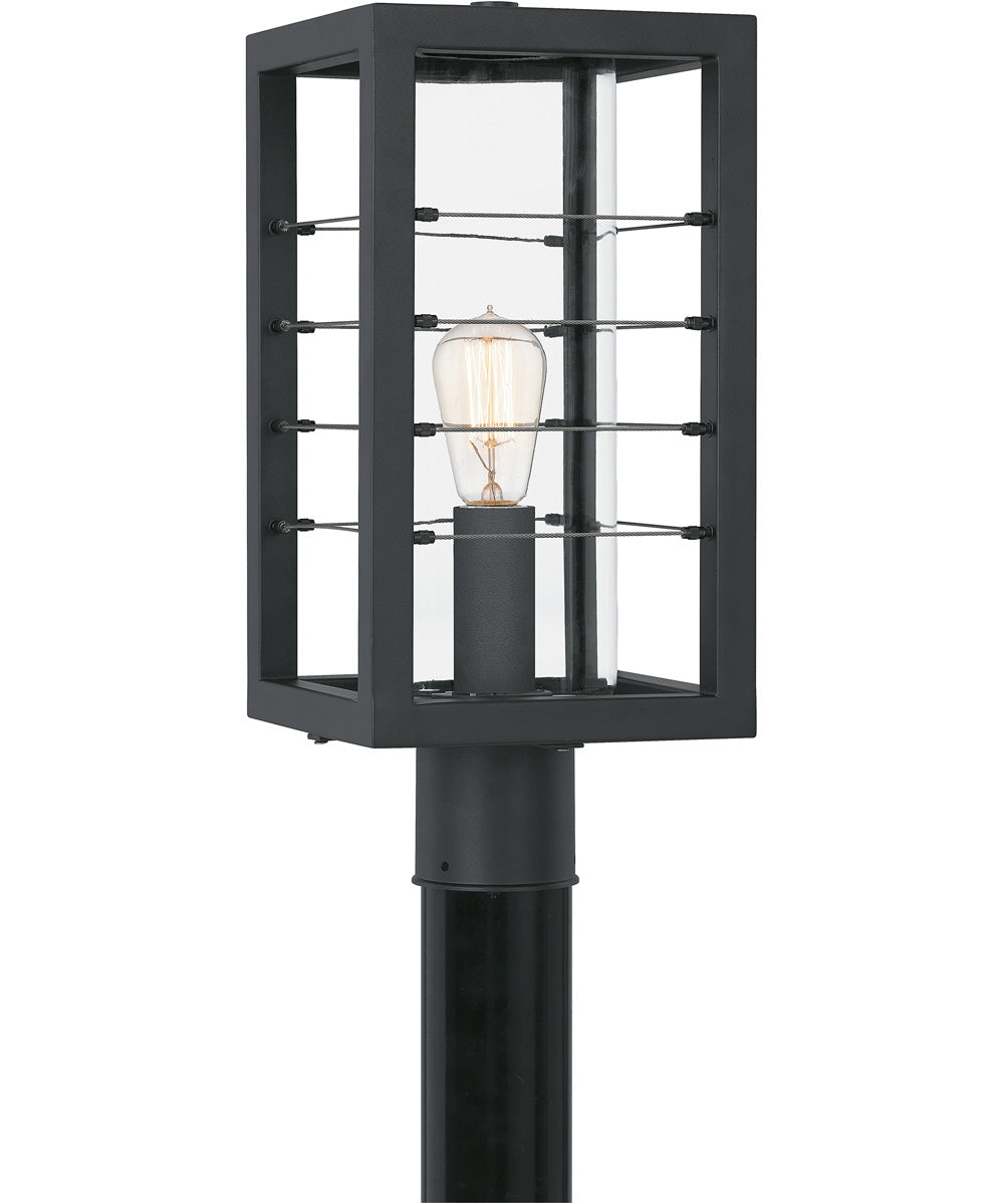 Bimini Large 1-light Outdoor Post Light Earth Black