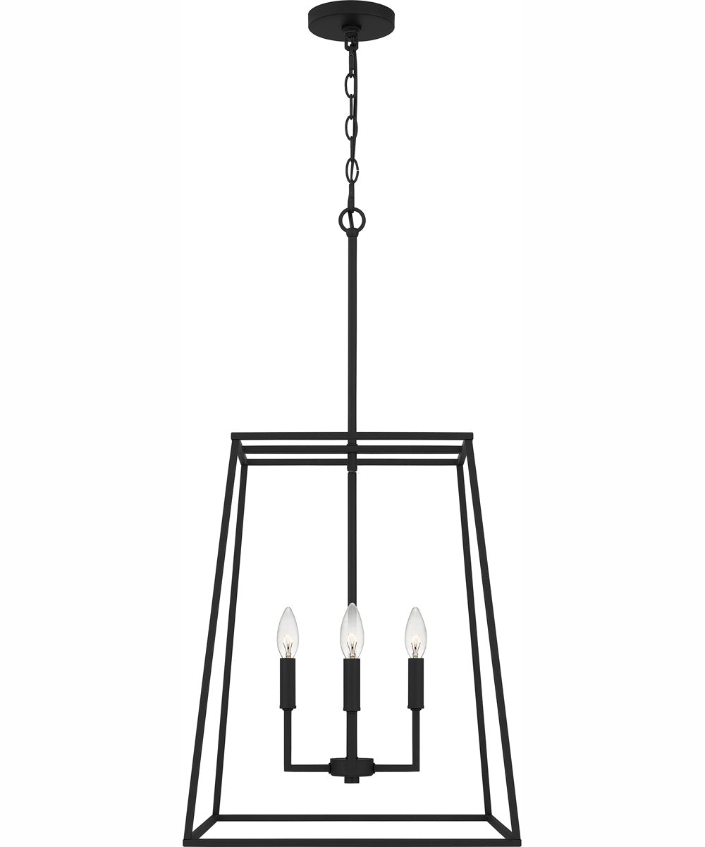 Prescott Large 4-light Pendant Matte Black