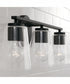 Portman 3-Light Vanity Matte Black