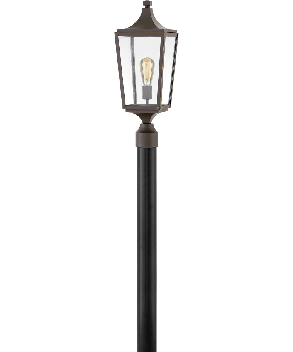 Jaymes 1-Light Medium Outdoor Post Top or Pier Mount Lantern in Oil Rubbed Bronze