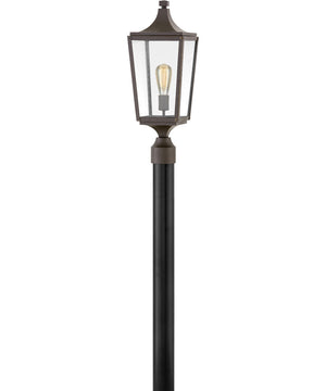 Jaymes 1-Light Medium Outdoor Post Top or Pier Mount Lantern in Oil Rubbed Bronze