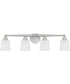 Cecilia Extra Large 4-light Bath Light Brushed Nickel