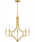 Mabel 5-light Chandelier Light Gold