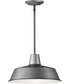 Pier M X-Large Pendant Weathered Zinc