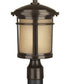 Wish 1-Light Post Lantern Antique Bronze