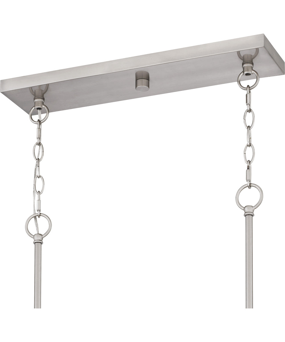 Seymour Medium 6-light Island Light Brushed Nickel