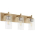 Fallstaff 3-light Bath Vanity Light Aged Brass