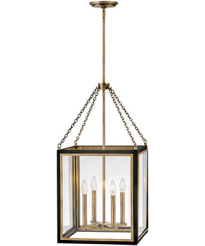 Shaw 4-Light Large Pendant in Black