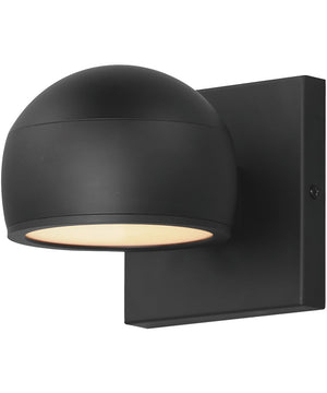 Modular Dome 1-Light LED Sconce Black