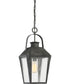 Carriage Large 1-light Outdoor Pendant Light Mottled Black