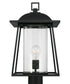 Durham 1-Light Outdoor Post-Lantern Rain or Shine - Black