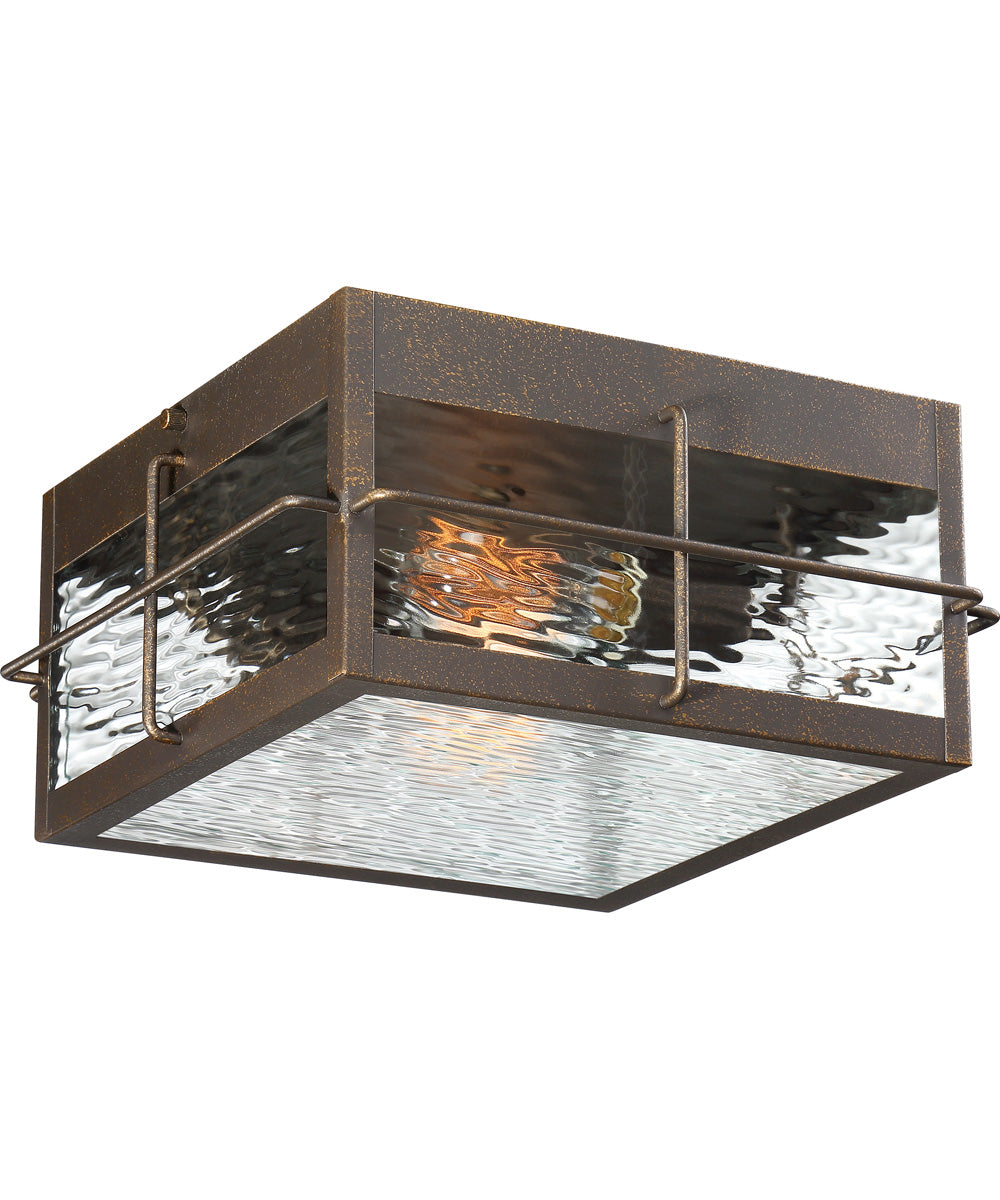 Ward Medium 2-light Outdoor Ceiling Light Gilded Bronze