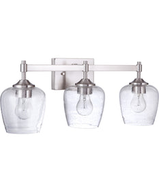 Stellen 3-Light Vanity Brushed Polished Nickel