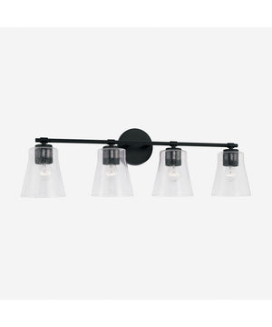 Baker 4-Light Vanity Matte Black
