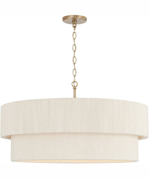 Delaney 4-Light Pendant Matte Brass