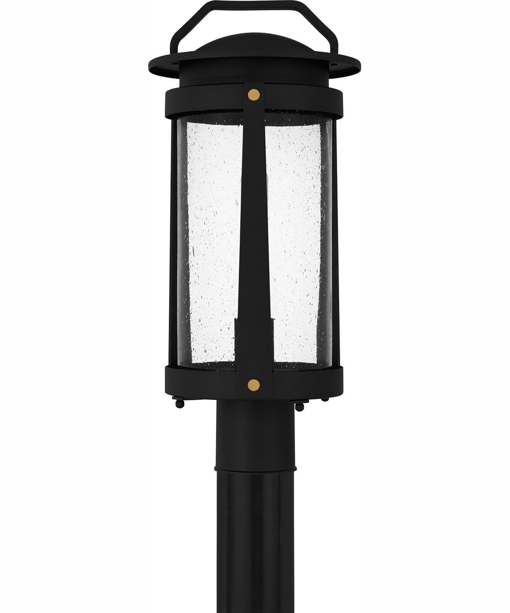 Clifton Large 1-light Outdoor Post Light  Coastal Armour Aluminum Earth Black