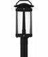Clifton Large 1-light Outdoor Post Light  Coastal Armour Aluminum Earth Black