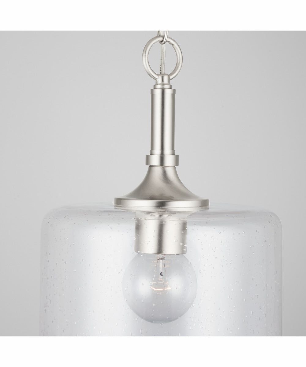 Carter 1-Light Pendant Brushed Nickel