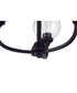 Glenda 3-Light Chandelier Flat Black