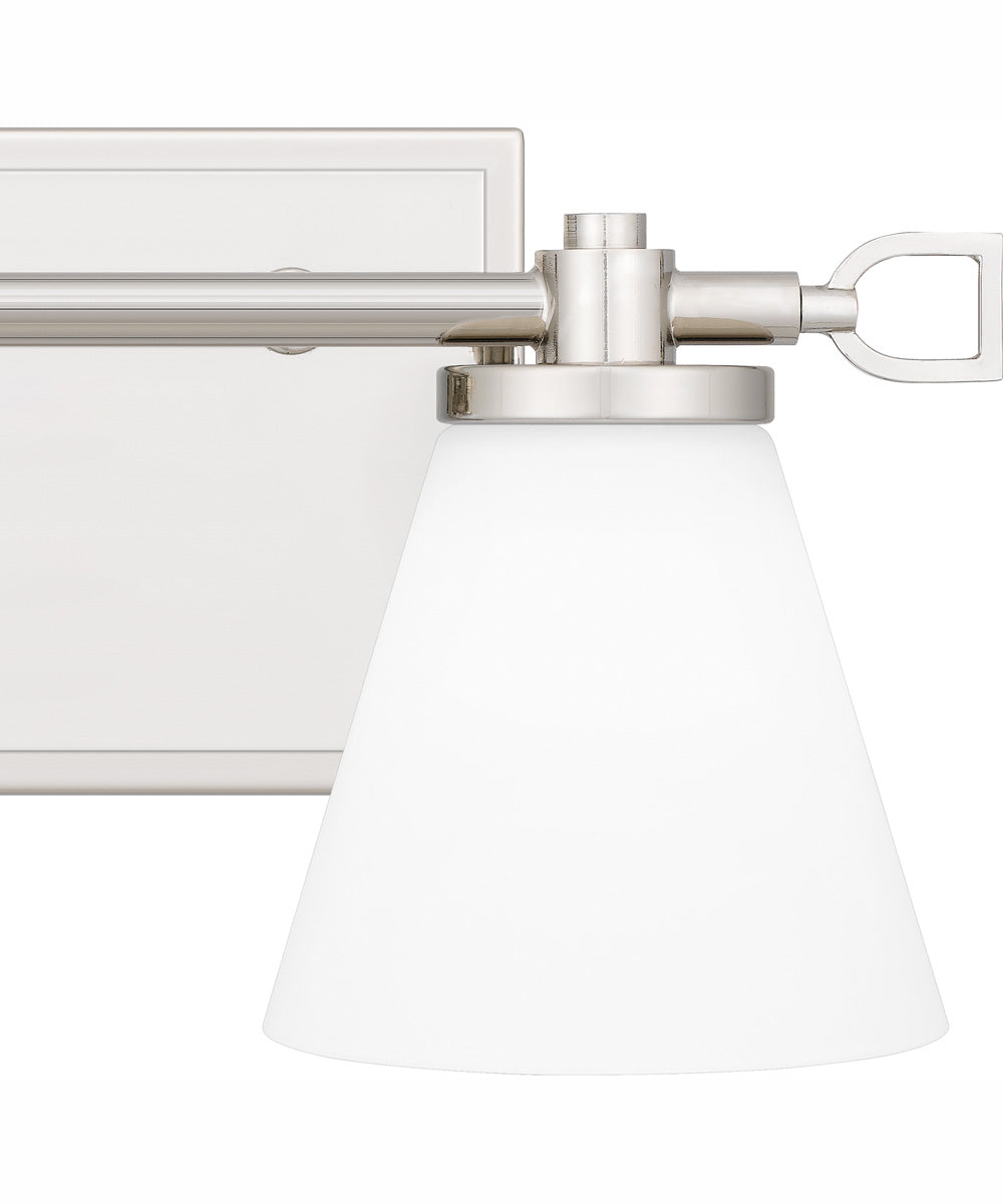 Daniels Medium Bath Light Polished Nickel