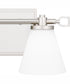 Daniels Medium Bath Light Polished Nickel