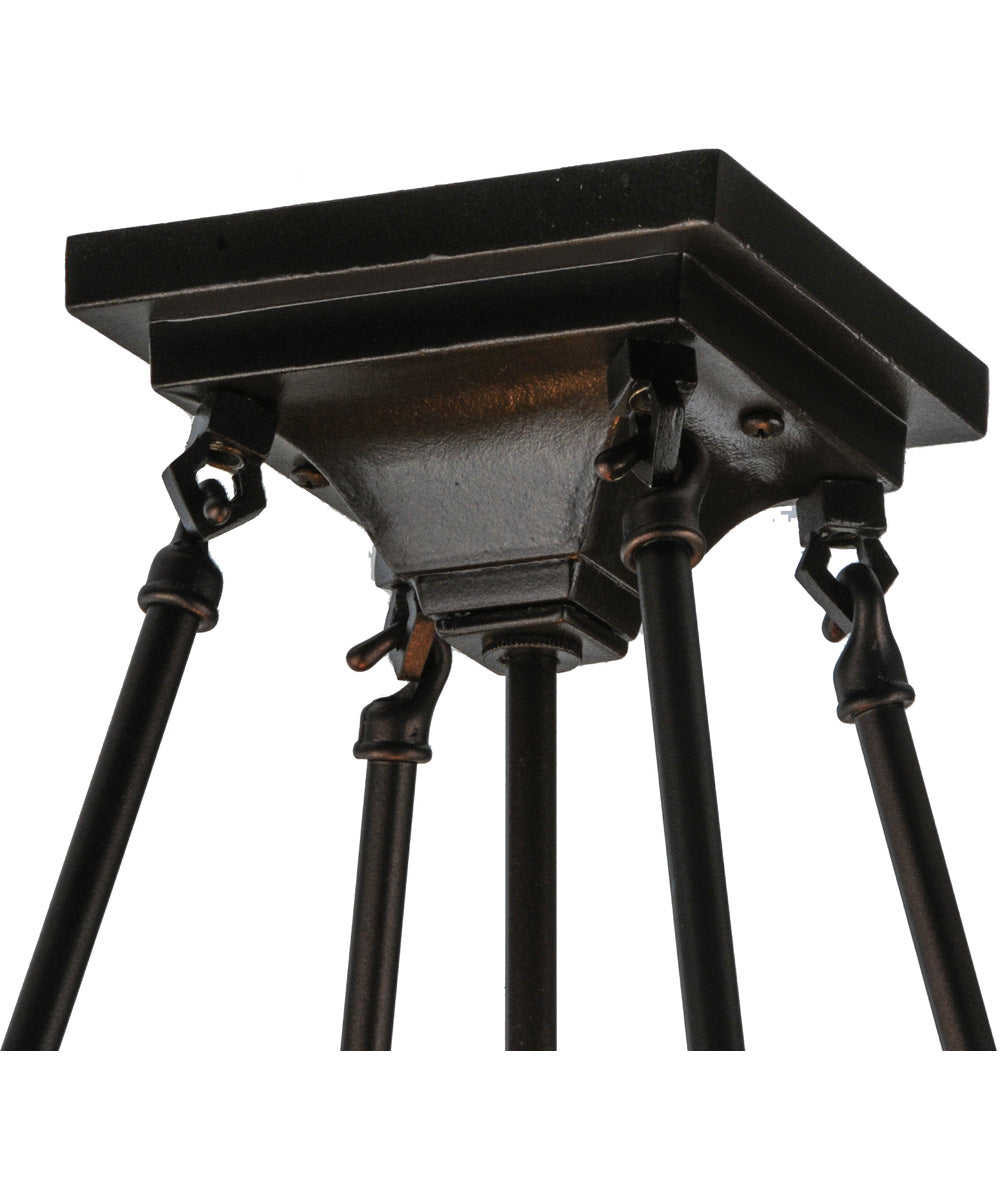 17"W DeLighta Jadestone Semi-Flushmount