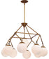 Orion 9-Light Chandelier Patina Aged Brass
