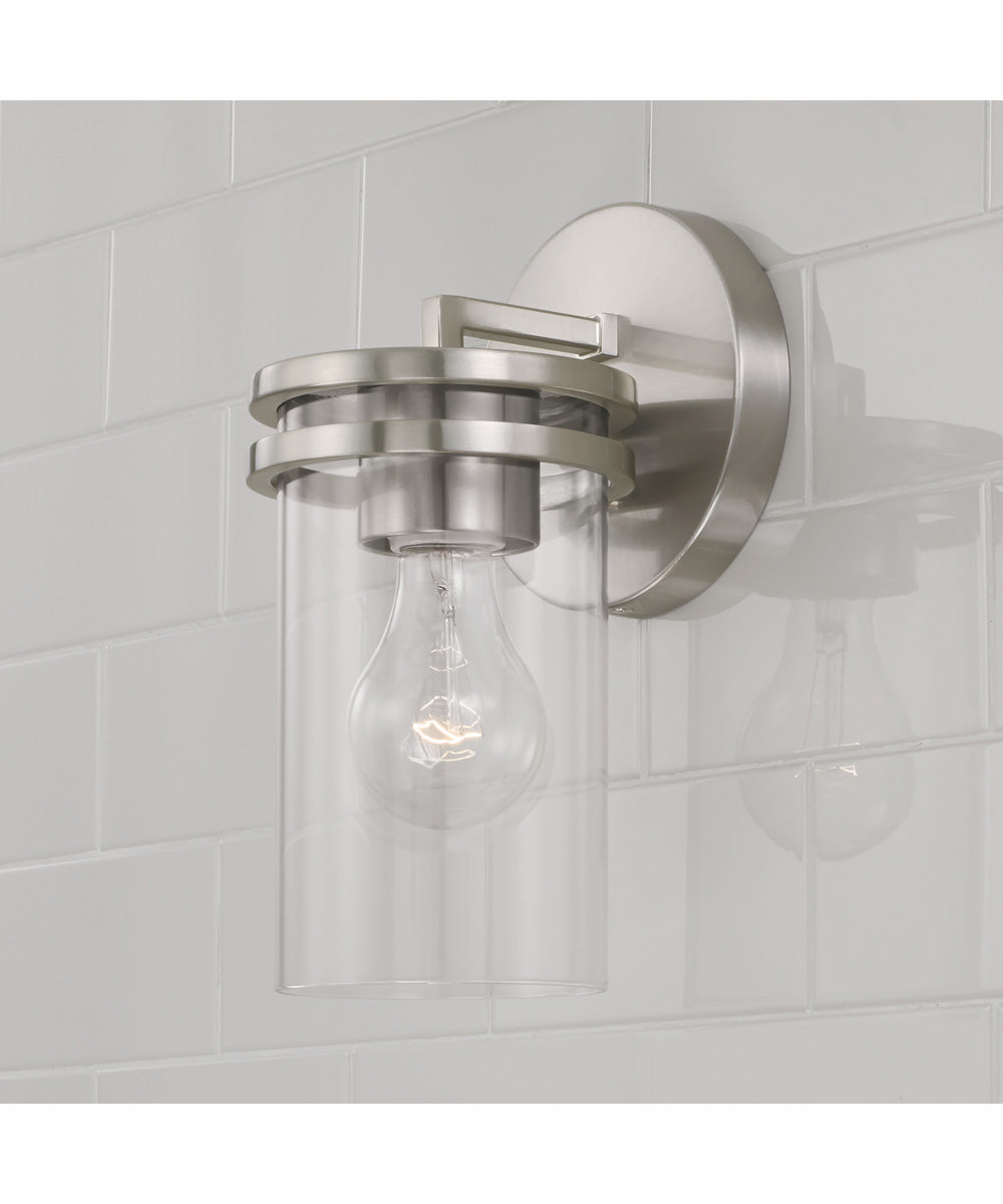 Fuller 1-Light Sconce Brushed Nickel