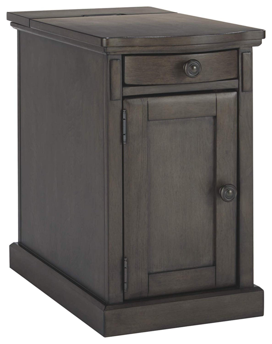 23"H Laflorn Chair Side End Table Gray