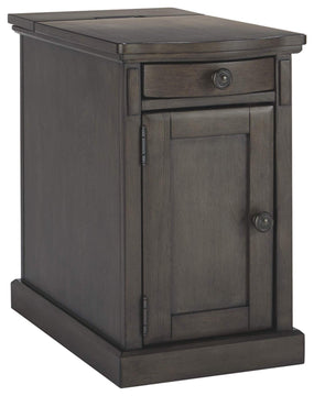 23"H Laflorn Chair Side End Table Gray
