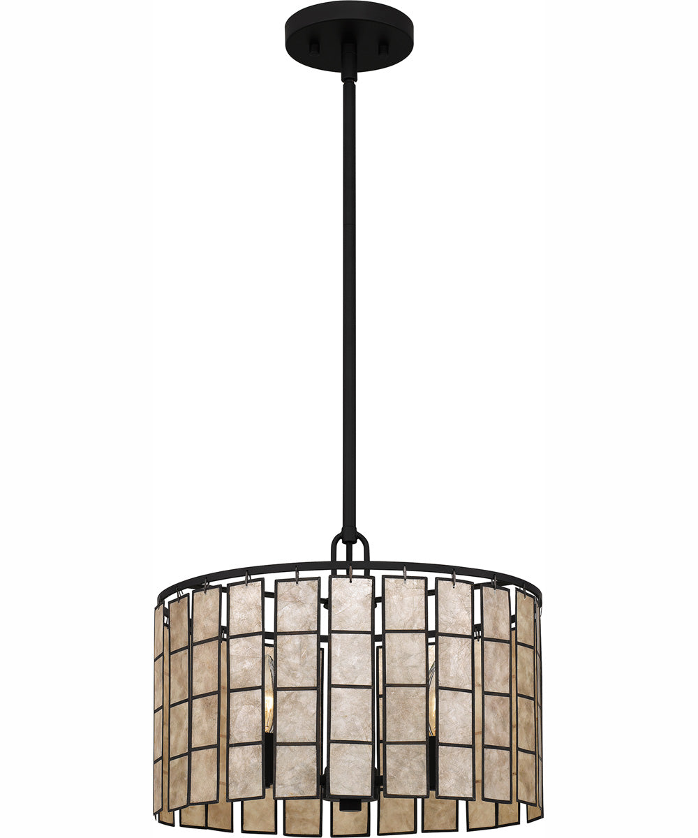 Seigler 3-light Pendant Matte Black