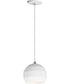 8"W Hive LED 1-Light Pendant White