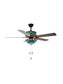 50" Adover Tiffany Ceiling Fan With Remote