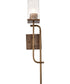 Terrace 1-Light Vanity & Wall Natural Brass