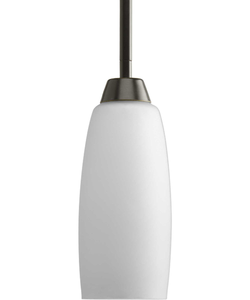 Wisten 1-Light Etched Glass Modern Mini-Pendant Light Antique Bronze