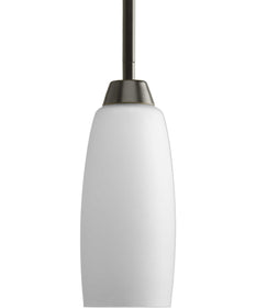 Wisten 1-Light Etched Glass Modern Mini-Pendant Light Antique Bronze