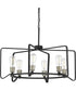 Foster 6-Light Farmhouse Chandelier Light Gilded Iron