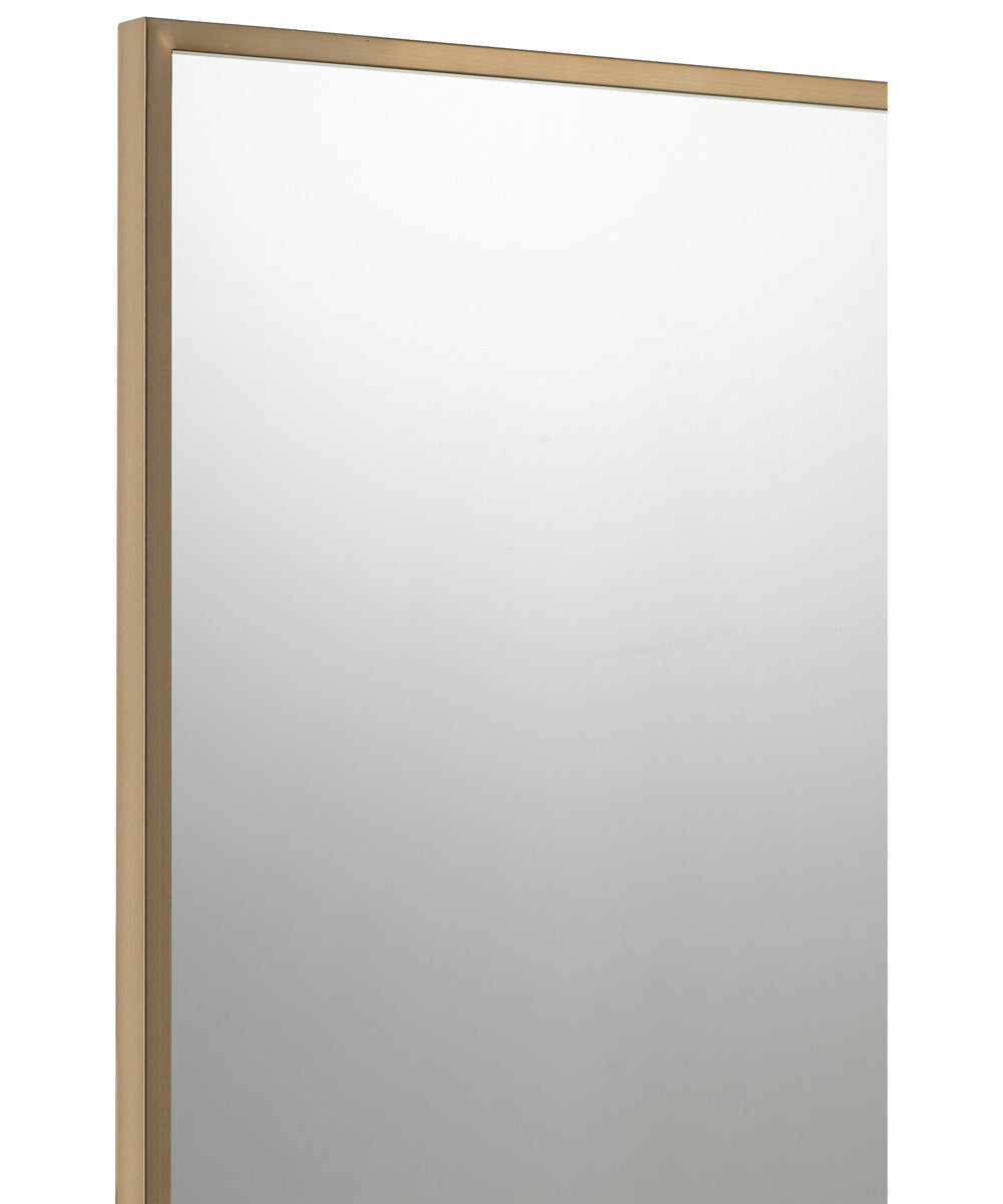 Lockport Large Mirror Antique Brass