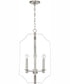 Myles 4-Light Foyer Brushed Nickel