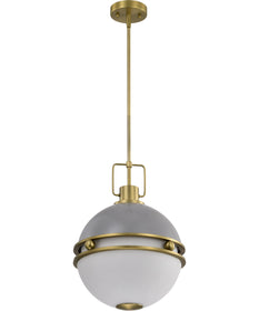 Everton 2-Light Pendant Matte Gray