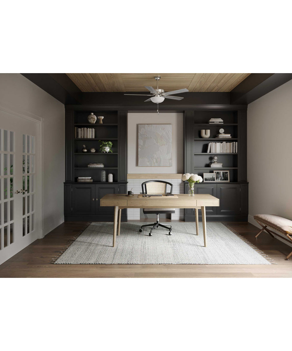 AirPro 52 in. 5-Blade Transitional Ceiling Fan with Light Brushed Nickel