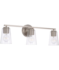 Portman 3-Light Vanity Brushed Nickel